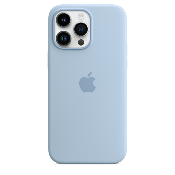 Funda de silicona con MagSafe para el iPhone 14 Pro Max - Azul celeste For Discount