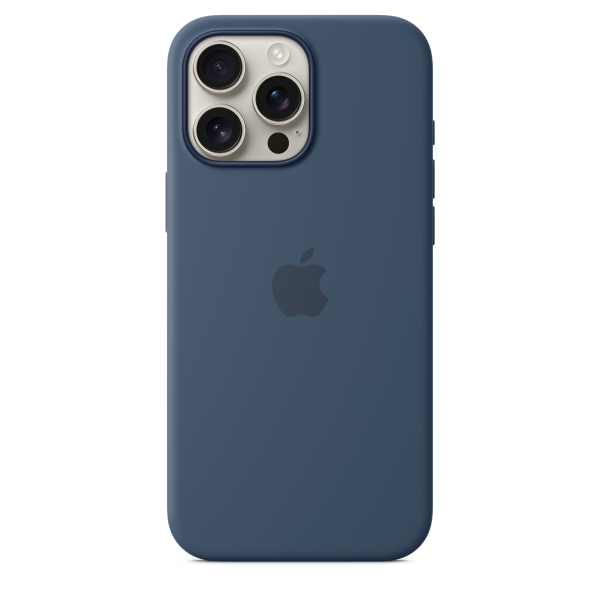 Funda de silicón con MagSafe para el iPhone 16 Pro Max - Azul denim For Discount