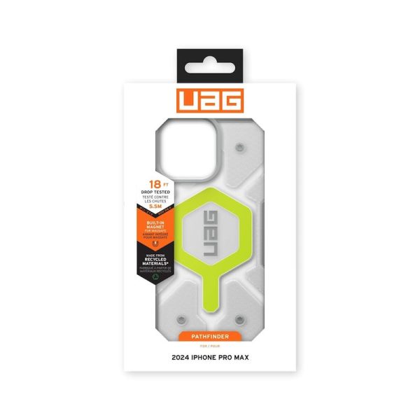 CASE UAG PATHFINDER CLEAR MAGSAFE IPHONE 16 PRO MAX  NEON Hot on Sale