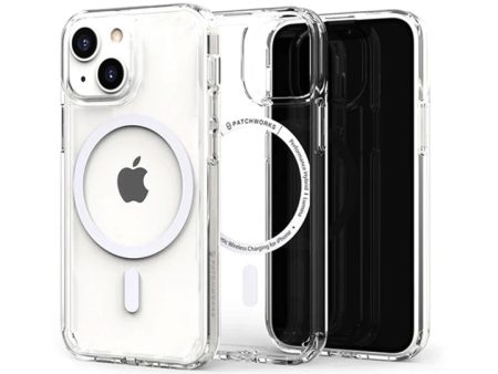 Case PATCHWORKS LUMINA MAGSAFE Para iPhone 15 -  Transparente Negro Fashion