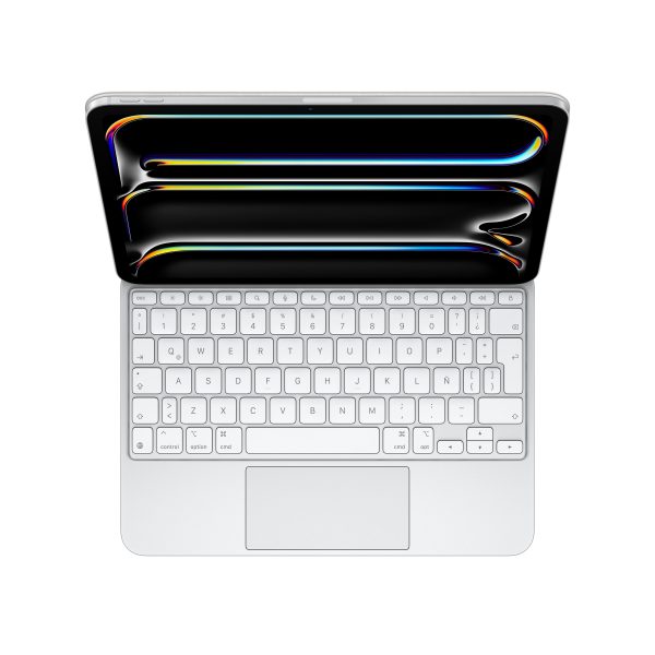 Magic Keyboard para el iPad Pro de 11 pulgadas (M4) - Español (América Latina) - Blanco Cheap