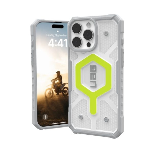 CASE UAG PATHFINDER CLEAR MAGSAFE IPHONE 16 PRO MAX  NEON Hot on Sale