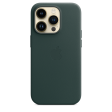 Funda de piel con MagSafe para el iPhone 14 Pro - Verde bosque Online now