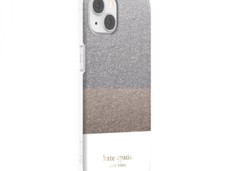 KATE SPADE NEW YORK CASE FOR IPHONE 13 GLITTER BLOCK WHITE  Online Hot Sale