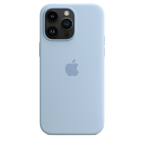 Funda de silicona con MagSafe para el iPhone 14 Pro Max - Azul celeste For Discount