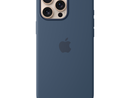 Funda de silicón con MagSafe para el iPhone 16 Pro Max - Azul denim For Discount