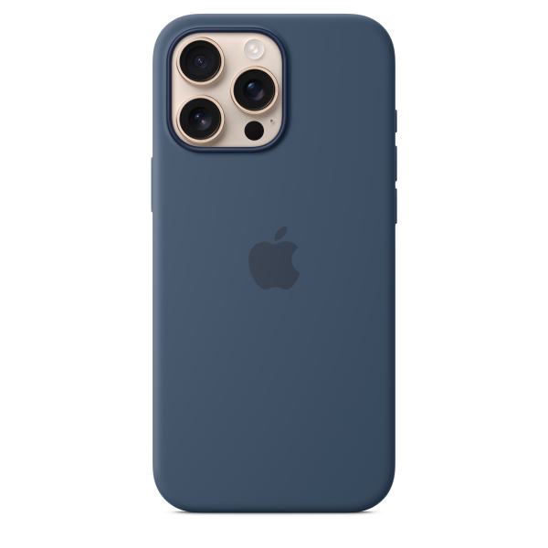 Funda de silicón con MagSafe para el iPhone 16 Pro Max - Azul denim For Discount