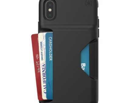 Speck (Apple Exclusive) Presidio Wallet for iPhone X XS - Black  For Discount