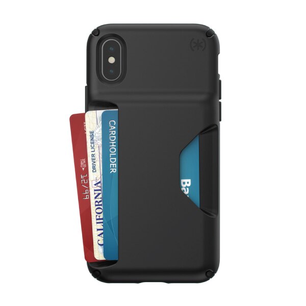 Speck (Apple Exclusive) Presidio Wallet for iPhone X XS - Black  For Discount