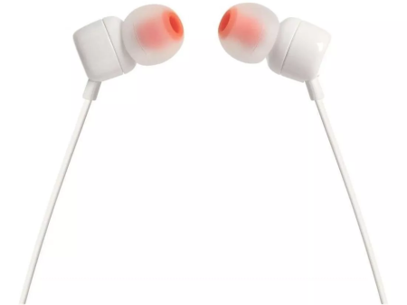 JBL HEADPHONE T110 WIRED IN-EAR WHITE Hot on Sale