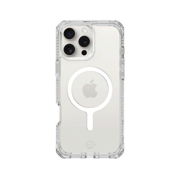 CASE ITSKINS HYBRID R CLEAR MAGSAFE IPHONE 16 PRO TRANSPARENT Online now