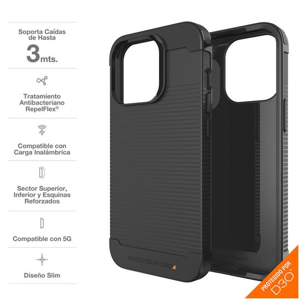 Case GEAR4 HAVANA Para iPhone 13 Pro Max  -  Negro Sale