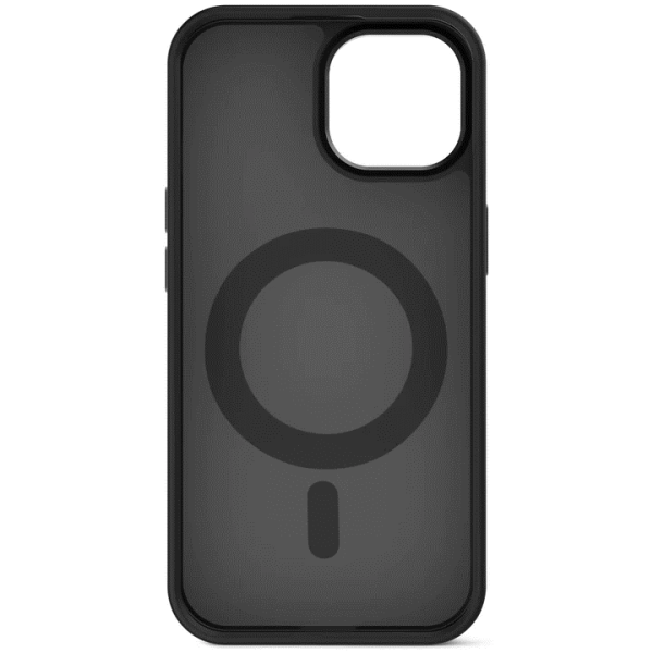 Case de soporte de lazo transparente de plastico reciclado para iPhone 15 -  Negro Esmerilado Online now