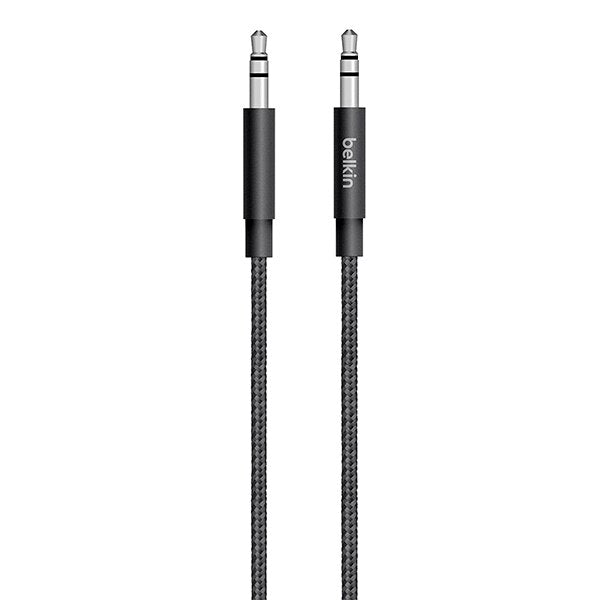 Cable Belkin Stereo Mixit Metallic 1.20 Mts Apr Black For Discount