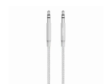 Cable Belkin Auxliar de Audio Stereo Mixit 1.20 Mts - Transparente Hot on Sale