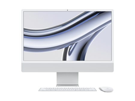 iMac con pantalla Retina 4,5K de 24 pulgadas: Chip M3 de Apple con CPU de 8 núcleos y GPU de 8 núcleos, 256 GB SSD - Plata Discount