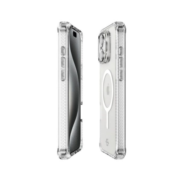 CASE ITSKINS HYBRID R CLEAR MAGSAFE IPHONE 16 PRO TRANSPARENT Online now