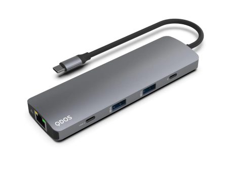 Multipuerto Adaptador QDOS Powerlink 9 en 1 - Gris Online now