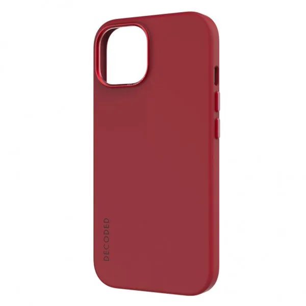 Case de silicona antimicrobiana DECODED para iPhone 15 Pro Max -  Rojo Sale