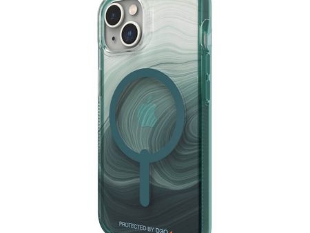 Case GEAR4 Milan Snap con MagSafe para iPhone 14 - Transparente Verde Cheap