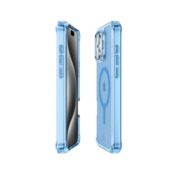 CASE ITSKINS HYBRID R VAPOR MAGSAFE IPHONE 16 PRO MAX BLUE Fashion