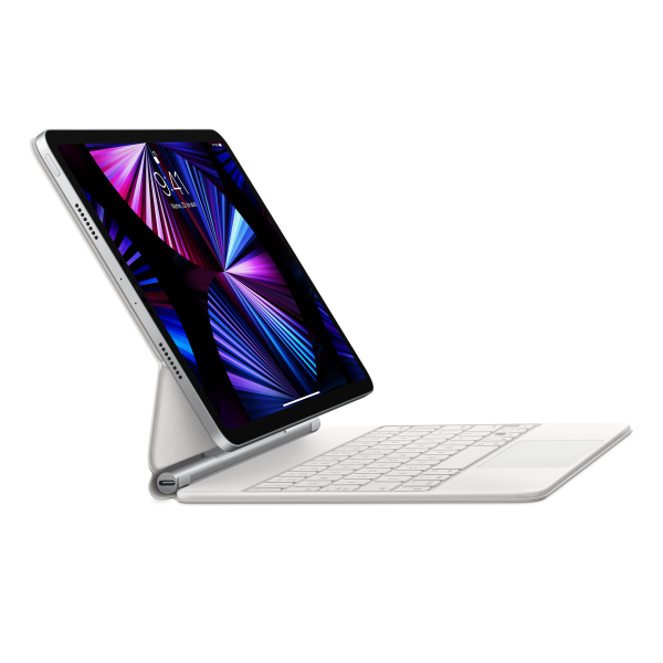 Magic Keyboard para el iPad Pro de 11 pulgadas (tercera generación) y el iPad Air (quinta generación) - Español (América Latina) - Blanco Online Hot Sale