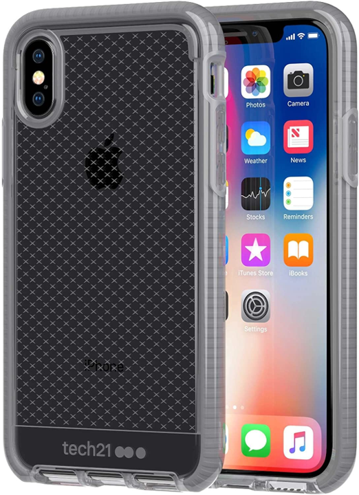 Case TECH21 EVO CHECK Para iPhone X - Gris Medio (exclusivo de Apple) Online now