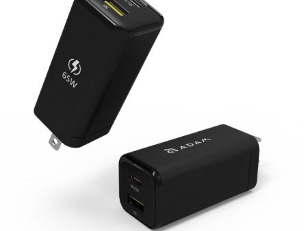 Cargador Pared Adam Elements OMNIA 65W USB-C - Negro For Cheap