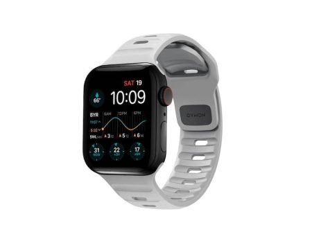 Banda Deportiva NOMAD Para Apple Watch e 41 40 38MM - Gris Lunar on Sale