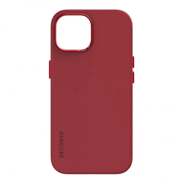 Case de silicona antimicrobiana DECODED para iPhone 15 Pro Max -  Rojo Sale