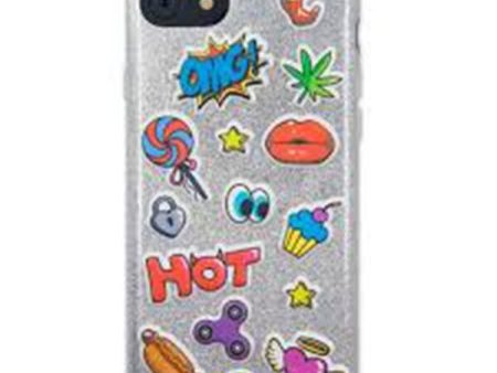 Case Puffy Stickers iPhone 6, 6s, 7 y 8 Omg Online now