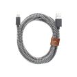 Cable Native Union Trenzado USB-C a Lightning 1.2m - Negro Blanco For Discount