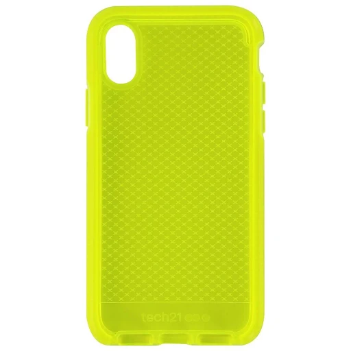 Case TECH21 EVO CHECK Para iPhone X Xs - Amarillo Neon (exclusivo de Apple) Cheap