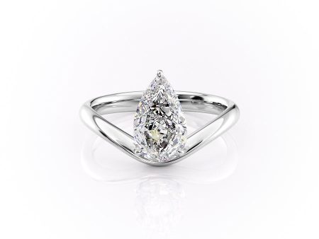 The Berta Set With A 2 Carat Pear Moissanite Online