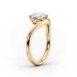 The Berta Set With A 2.5 Carat Round Moissanite on Sale