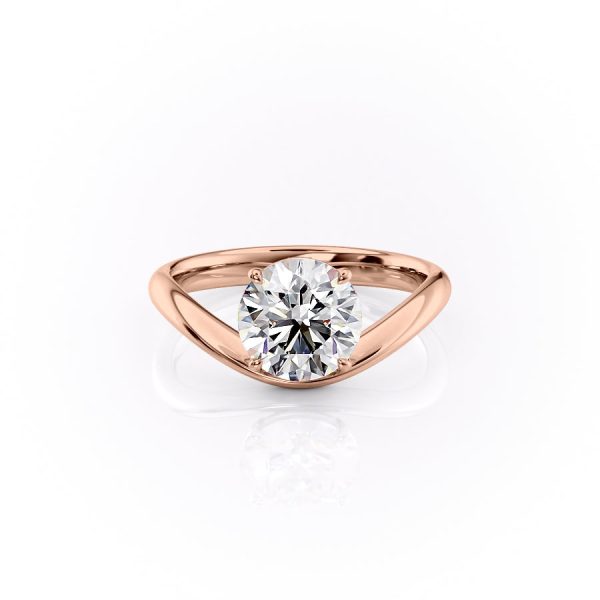 The Berta Set With A 4 Carat Round Moissanite For Discount