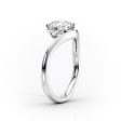 The Berta Set With A 3.5 Carat Round Moissanite Hot on Sale