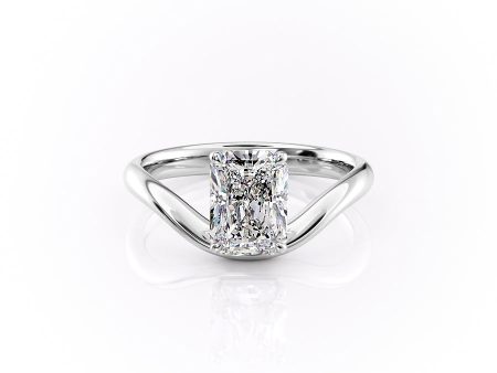 The Berta Set With A 2 Carat Radiant Moissanite Online Hot Sale