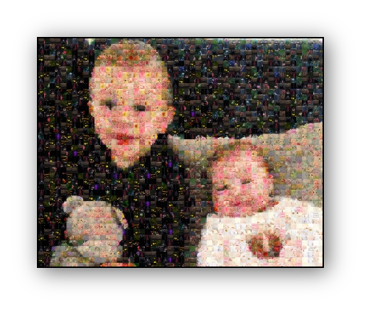 Photo Mosaic Impression sur Toile For Discount